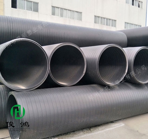 山东省HDPE双平壁钢塑复合缠绕排水管